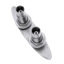Heavy Duty 6'' Stainless Steel Pull Up Cleat / Pop Up Rope Cleat Flush Mount Lift Sailing Marine Boat Deck Dock Mooring Line Cleat