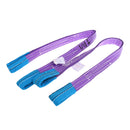 2 Pieces Durable Strong 100cm Lifting Flat Webbing Sling Pulling Strap Tow Strap 1000KG