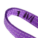 2 Pieces Durable Strong 100cm Lifting Flat Webbing Sling Pulling Strap Tow Strap 1000KG