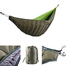 Outdoor Full Length Hammock Underquilt Ultralight Winter Under Quilt Blanket-Army Green