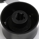 Aluminum Alloy Boat Steering Wheel 3 Spoke 3/4" Shaft 14.2" Diameter & Soft Foam Grip for Marine Yacht
