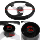 Aluminum Alloy Boat Steering Wheel 3 Spoke 3/4" Shaft 14.2" Diameter & Soft Foam Grip for Marine Yacht