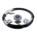 Deluxe 12.4''/31.5cm Marine Yacht Pontoon Boat Steering Wheel 3 Spoke Sports Wheel