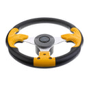 Performance 31.5cm/12.4" 3 Spoke 3/4" Yacht Boat Steering Wheel & Comfort Foam Grip