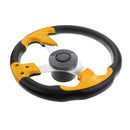 Performance 31.5cm/12.4" 3 Spoke 3/4" Yacht Boat Steering Wheel & Comfort Foam Grip