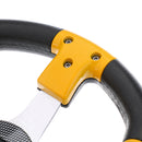 Performance 31.5cm/12.4" 3 Spoke 3/4" Yacht Boat Steering Wheel & Comfort Foam Grip