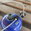 Mini 0.7" x 1" Aluminum Alloy Camping Stove Gas Refill Adapter Cylinder Filling Butane Canister