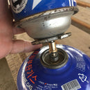 Copper Camping Stove Gas Refill Adapter Filling Butane Canister 0.4" x 0.8" with Seal O Ring