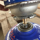 Copper Camping Stove Gas Refill Adapter Filling Butane Canister 0.4" x 0.8" with Seal O Ring