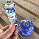 Copper Camping Stove Gas Refill Adapter Filling Butane Canister 0.4" x 0.8" with Seal O Ring