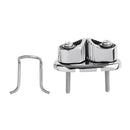 Fast Entry Boat Cam Cleat with Wire Fairlead - 316 Marine Stainless Steel