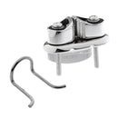 Fast Entry Boat Cam Cleat with Wire Fairlead - 316 Marine Stainless Steel