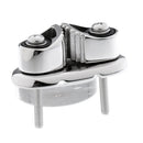 Fast Entry Boat Cam Cleat with Wire Fairlead - 316 Marine Stainless Steel