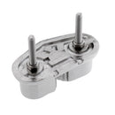 Fast Entry Boat Cam Cleat with Wire Fairlead - 316 Marine Stainless Steel