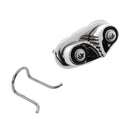 Fast Entry Boat Cam Cleat with Wire Fairlead - 316 Marine Stainless Steel