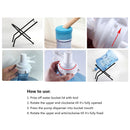 Water Dispenser Valve Spigot for 55mm Crown Top Drinking Bottle Reusable Water Jug Cap Replacement Faucet - Includes Lid Dirt Cover