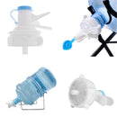 Water Dispenser Valve Spigot for 55mm Crown Top Drinking Bottle Reusable Water Jug Cap Replacement Faucet - Includes Lid Dirt Cover