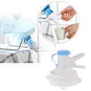 Water Dispenser Valve Spigot for 55mm Crown Top Drinking Bottle Reusable Water Jug Cap Replacement Faucet - Includes Lid Dirt Cover
