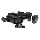 16 Pieces/Set Durable Black Nylon Marine Boat Deck Hinge Jaw Slide Eye End Cap Fitting Hardware Accessories for 4 Bow Bimini Top