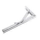 304 Stainless Steel Wall Mounted Folding Triangle Angle Shelf Support Bracket for Boat RV Yacht 59kg