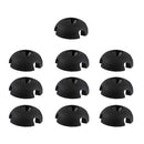 10 Pieces Durable Nylon Clover Deck Line Guide Slotted Round Out Fitting Deck Sailing Rigging Canoe Kayak DIY Accessories
