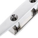 Premium 8'' Stainless Steel Marine Boat Deck Rope Low Flat Cleat Securing Tie Down Accessories - Corrosion Resistant & Strong