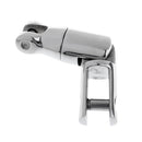 Heavy Duty Polished Silver Stainless Steel 316 Double Anchor Swivel 8mm-10mm 5/16" - 3/8"