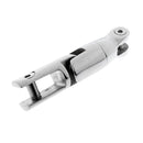 Heavy Duty Polished Silver Stainless Steel 316 Double Anchor Swivel 8mm-10mm 5/16" - 3/8"