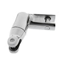 Heavy Duty Polished Silver Stainless Steel 316 Double Anchor Swivel 8mm-10mm 5/16" - 3/8"