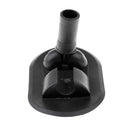 Inflatable Boat PVC Awning Top Cover Canopy Sun Shade Mount Base Pedestal, Black