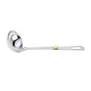 Portable Stainless Steel Folding Spoon Soup Ladle Outdoor Camping Cookware + Bag