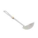 Portable Stainless Steel Folding Spoon Soup Ladle Outdoor Camping Cookware + Bag