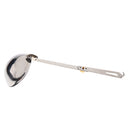 Portable Stainless Steel Folding Spoon Soup Ladle Outdoor Camping Cookware + Bag