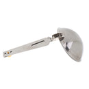 Portable Stainless Steel Folding Spoon Soup Ladle Outdoor Camping Cookware + Bag