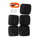 Detachable 5 Pocket Adjustable Weight Belt Webbing Strap Buckle for Scuba Diving Free Fiving Snorkeling Spearfishing