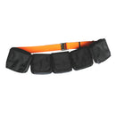 Detachable 5 Pocket Adjustable Weight Belt Webbing Strap Buckle for Scuba Diving Free Fiving Snorkeling Spearfishing