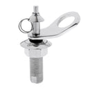 Premium Polished Marine Grade 316 Stainless Steel Quick Release Fender Lock with Large Push Button