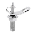 Premium Polished Marine Grade 316 Stainless Steel Quick Release Fender Lock with Large Push Button