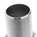 Marine 2'' Threaded Thru-Hull Plumbing Fitting with Scoop Intake Strainer Boating Equipment