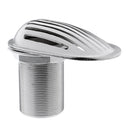 Marine 2'' Threaded Thru-Hull Plumbing Fitting with Scoop Intake Strainer Boating Equipment