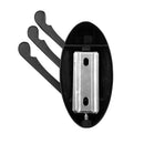 Solid Metal Swivel Hook Heavy Duty Folding Swing Arm Triple Coat Hook with Three Foldable Arms Towel Clothes Robe Hanger (Black)