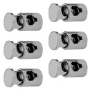 (Pack of 6) Metal Barrel Cylinder Cord Locks Stopper Toggle Rope Clamp Single Hole Cord Locks Clasp Buckle Drawstring Sewing Adjuster Fastener