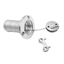 38mm 1.5'' Silver 316 Stainless Steel Water Deck Fill Filler & Key and O Ring Seal, Screws Mounting Hardware for Marine Boat RV Yacht