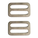 2x Scuba Diving 1 inch Webbing Strap Weight Belt Weightlifting Slide Buckle Stainless Steel Stopper Keeper