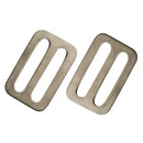 2x Scuba Diving 1 inch Webbing Strap Weight Belt Weightlifting Slide Buckle Stainless Steel Stopper Keeper