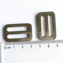 2x Scuba Diving 1 inch Webbing Strap Weight Belt Weightlifting Slide Buckle Stainless Steel Stopper Keeper