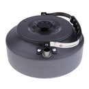 Portable 1600ml Aluminum Alloy Tea Kettle Outdoor Camping Picnic Coffee/Water Boiling/ Cooking Pot