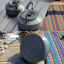 Portable 1600ml Aluminum Alloy Tea Kettle Outdoor Camping Picnic Coffee/Water Boiling/ Cooking Pot
