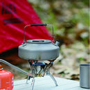 Portable 1600ml Aluminum Alloy Tea Kettle Outdoor Camping Picnic Coffee/Water Boiling/ Cooking Pot