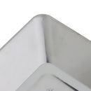 4.7" x 4.7" Square Stainless Steel Barbecue Skewers Plate Dinner Dish Outdoor Camping Food Dish